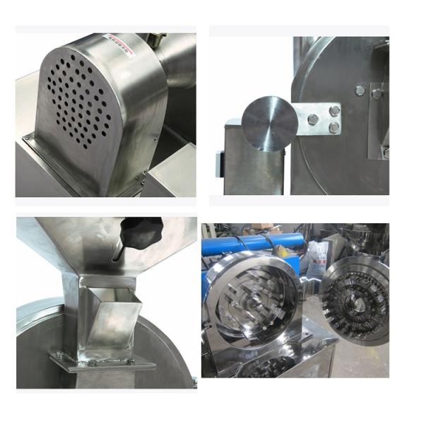 Feeding 15mm Pulverizer Grinder Machine SUS304 Powder Milling Machine
