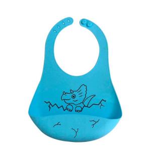 Customized Color Silicone Baby Bibs Waterproof Easy To Clean / Roll Up