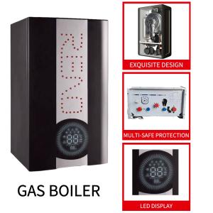 Buy cheap 24kw Gas Hot Water Heaters Black Shell Gas Condensing Boiler Wall Hung Boiler from wholesalers