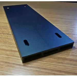 Buy cheap CNC Drilling Machined Extruded Aluminum Profile High Precision Black Anodized from wholesalers