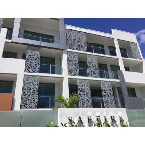 Buy cheap Metallic Color Aluminum Perforated  Panels Stair  For Railing/Balustrade/Balcony from wholesalers