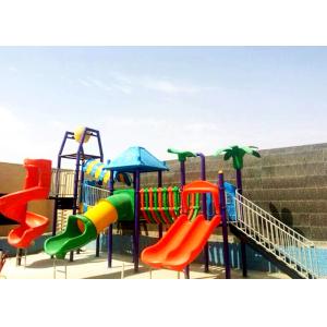 Buy cheap Mini Interactive Lanes Water Slide Construction Water Park Swimming Pool Equipment from wholesalers