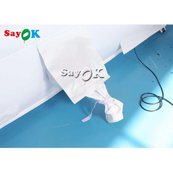 Inflatable Yard Tent Custom White Bouncy Castle Tent For Wedding Party Light Weight