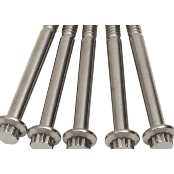 Quality INCH Measurement System Metal Bolt with Polished Finish Silver/Customized for sale