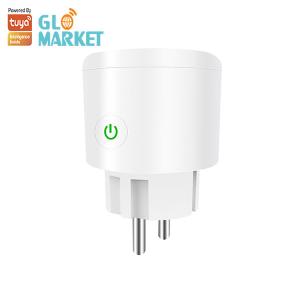 Buy cheap Glomarket Tuya Wifi EU Smart Plug Wireless Voice Control Work With Google Alexa product