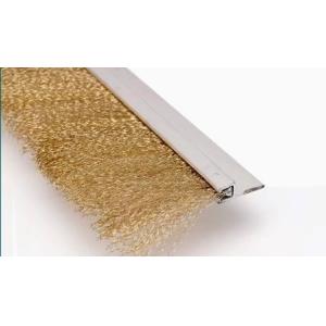Buy cheap Customized Length Aluminium Alloy Copper Wire Brush Strip Seal Machine Tool Against Splash from wholesalers