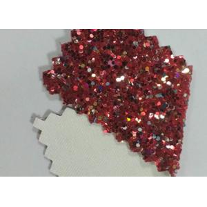 Buy cheap Fancy Holographic Synthetic Glitter Cotton Fabric For Wallpaper Shoes Bag from wholesalers