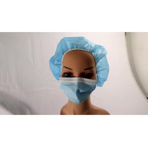 Buy cheap Disposable Bouffant Cap Non Woven Round Cap Double Elastic Band for Bouffant Cap Lab/Surgical /Nurses Use Cap from wholesalers