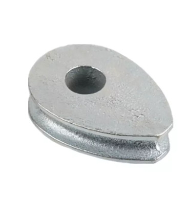 Buy cheap Self Coloured 2 Inch 52mm Steel Wire Rope Thimble from wholesalers