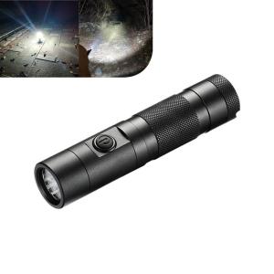 Buy cheap 18650 Li Ion Battery USB C Rechargeable Camping Flashlight Dual LEDs IP65 Aluminum from wholesalers