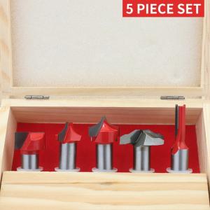 10 Piece Carbide Tipped Router 12mm Trimming End Mill 6 Flute Cnc Router Bits