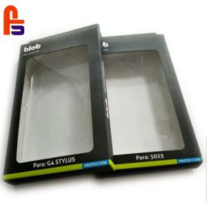 Buy cheap Packing PVC Boxes Gift Boxes For Mobile Case Cardboard Box With Clear Window from wholesalers