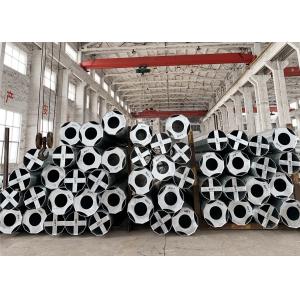 China 80FT 90FT Galvanized Steel Transmission Pole Philippines Dodecagonal on sale
