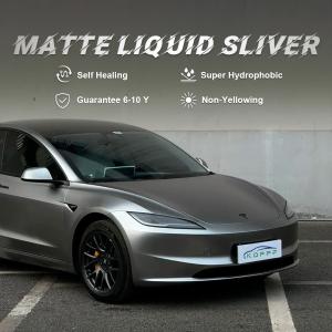 Buy cheap Matte Liquid Sliver High Quality Color Paint Protection Film Air Release Technology Corrosion-Resistant TPU PPF from wholesalers