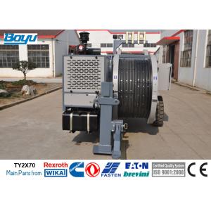 Buy cheap 8 Tons 2 x 40kN Tension Stringing Equipment With Hydraulic Meter German from wholesalers