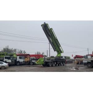 Buy cheap Used Concrete Trailer Pump Zoomlion Benz 56m 150 M3/H from wholesalers