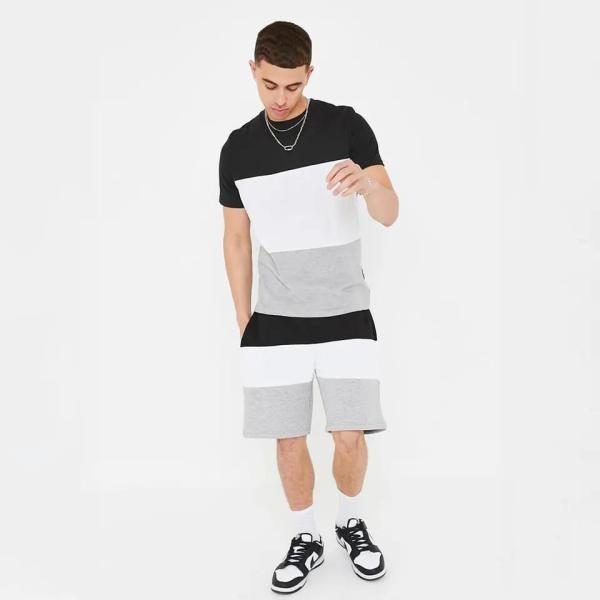 Quality                  2023 Cotton Man Tracksuit Sportwear Set for Summer              for sale