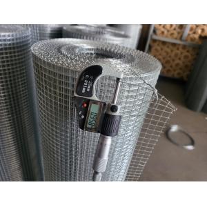 Buy cheap 2.5-25cm Hole 1 2 Galvanized Welded Wire Mesh With 1mm-10mm Diameter 0.4-2m Width Range from wholesalers