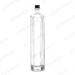 Glass Collar High Borosilicate Bottle for Liquor Whisky Gin Vodka Rum Tequila