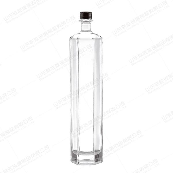 Glass Collar High Borosilicate Bottle for Liquor Whisky Gin Vodka Rum Tequila