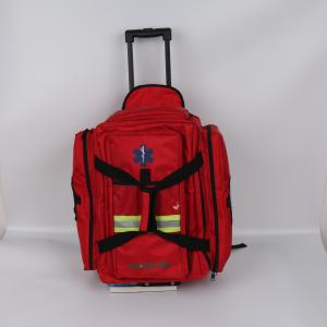 E05 with trolley X Large EMT Medical First aid bag EMS Trauma Jump Bag ambulance