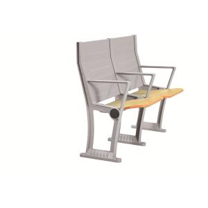 Buy cheap Grey Coating Lecture Hall Seating fireproof Lecture Room Furniture With Fixed Table from wholesalers