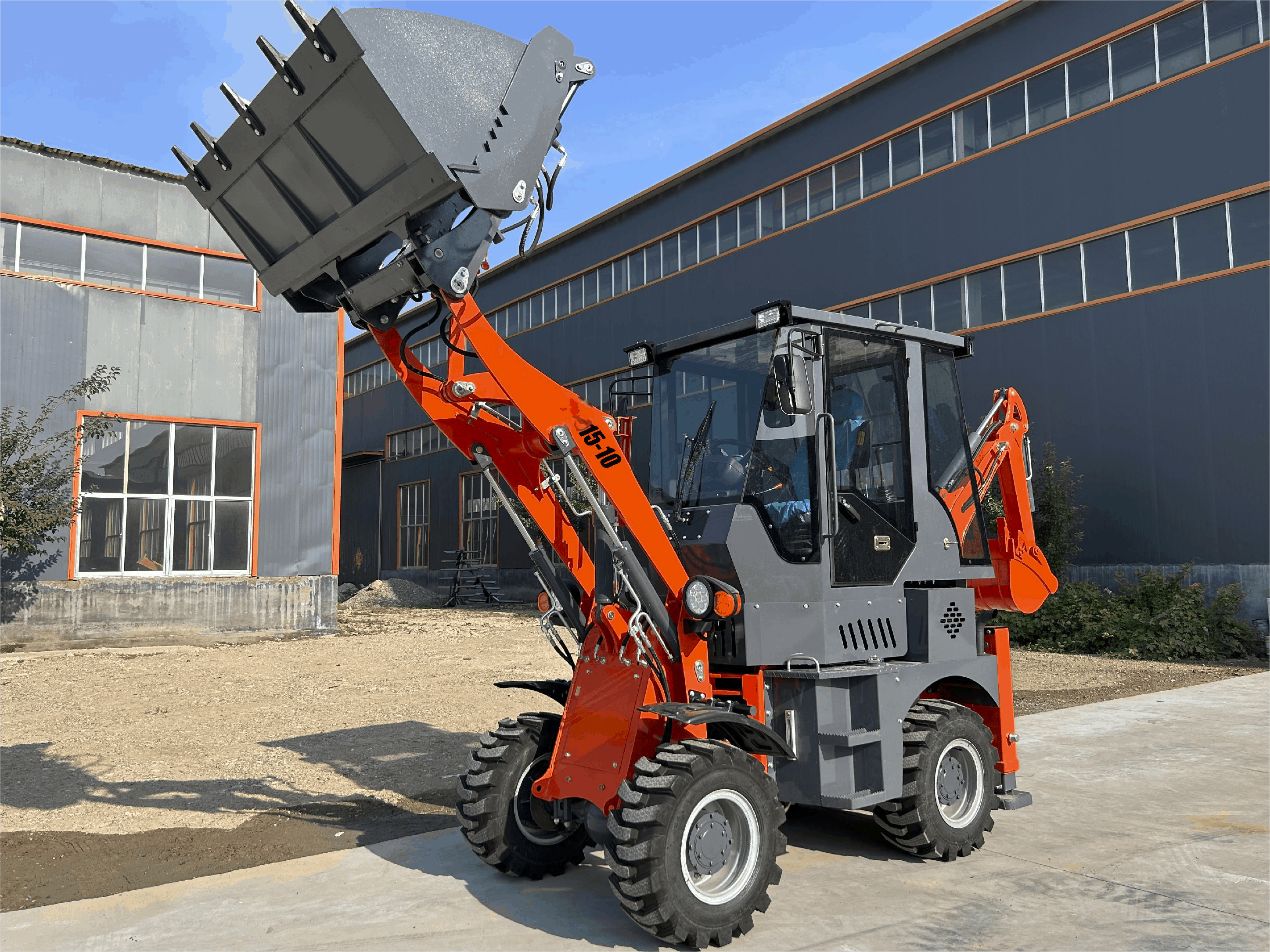 Buy cheap Powerful 3500kg MR15-10 Mini Wheel Loader with Flexible Steering for Confined Spaces from wholesalers