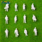model white figure in 1:100 ABS plastic model white figures for Architecture