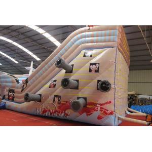 Buy cheap Pirate Ship Style Huge Inflatable Dry Slide Waterproof UV Protective from wholesalers