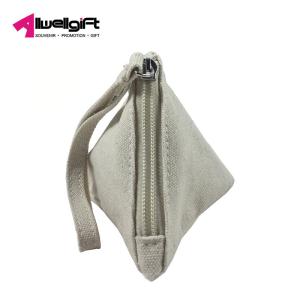 Buy cheap Canvas Personalised Womens Bags Triangle Coin Purse Pouch Wear Resistant from wholesalers