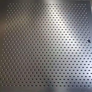 Buy cheap Galvanized Round Hole Perforated Metal Mesh Plate 36 Width from wholesalers