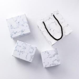 Buy cheap Pendant Earring Bracelet Rings Necklace Packaging Box Marble Patterned Paper Material from wholesalers