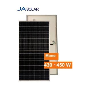 Half 144 Cells Mono 455w White Backsheet JA Solar Panel