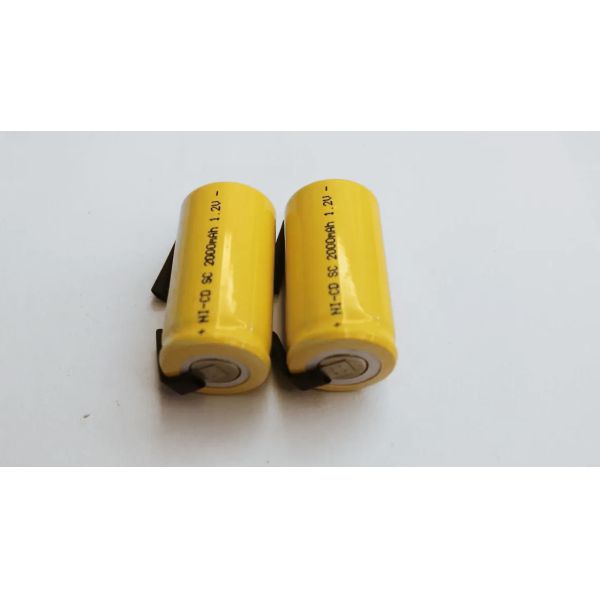 Buy cheap 1.2V 2000mAh Cylindrical NICD Rechargeable Batteries For Power Tools from wholesalers