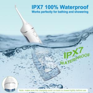 Buy cheap Portable Cordless Water Flosser for Teeth Cleaning 300ml Capacity 4 Modes 40-110 PSI Water Pressure from wholesalers