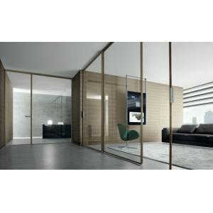 Buy cheap Meeting Room Clear Glass Partition Walls With Laminated Glass Panel ISO 12543 from wholesalers