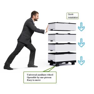 Buy cheap stacked 150v100ah 10kwh 20kwh lifepo4 battery for home lithium battery energy storage from wholesalers