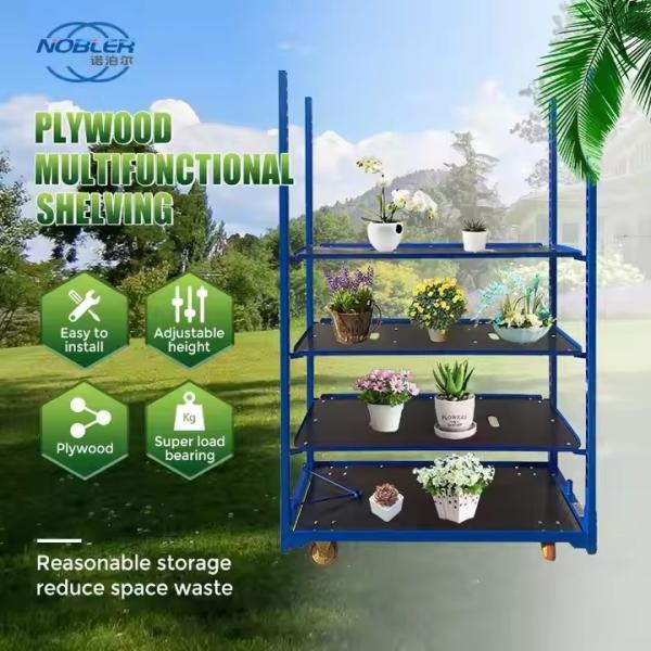Buy cheap Practical Dutch Flower Trolley With 4 Wheels Easy To Clean 50kg Weight Capacity from wholesalers