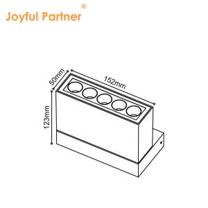 IP65 High CRI Recessed Linear Led Spotlight With Anti Glare Spotlight Multifunct