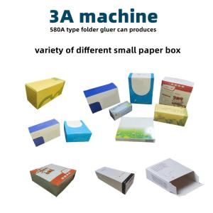 High Productivity Automatic Folder Gluing Machine for Paper Pasting and Box
