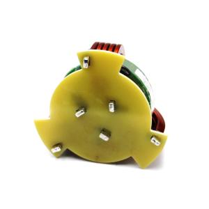 Customized 3 or 4 Phase Flat Wire Vertical Winding High Current Choke Coils for