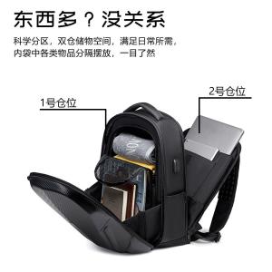 NEW BUSINESS BACKPACK DAILY COMMUTER BACKPACK MEN'S LARGE CAPACITY SHOCK