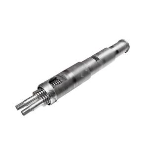 Buy cheap Integral Conical Twin Screw And Barrel With 0.03-0.08mm Chrome Plating Thickness product