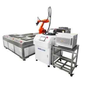 Accurate PLC Control IPG Robot Laser Welding Machine Three Position
