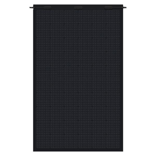 Quality Full Black 360w Solar Panel 365W 370W 375W Flexible Pv Modules Solar Panel Lightweight for sale