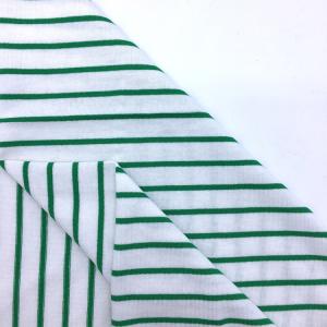 Buy cheap 100% Combed Cotton Knitted Stripe Jersey Fabric Cotton Combed Stripe Fabric for Undershirts from wholesalers