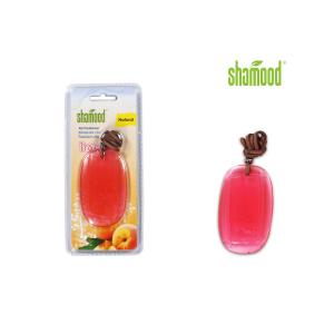 17g Peach Smell Square Shape ODM Hanging Car Diffuser