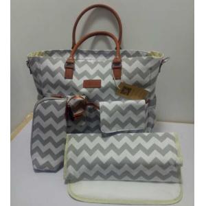 Buy cheap Canvas Polyester Cotton Mummy Diaper Bag With Adjustable Stroller Strap from wholesalers