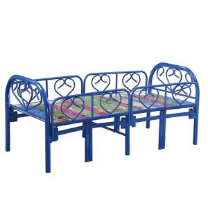 Muchn Arc Design Iron Mesh Metal Single Bed
