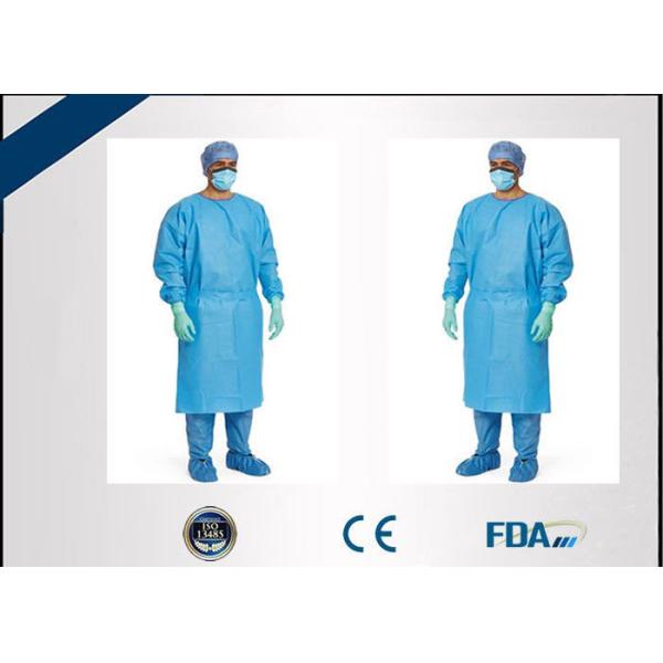 Biodegradable Disposable Surgical Gown , Liquid Repellent Disposable Medical